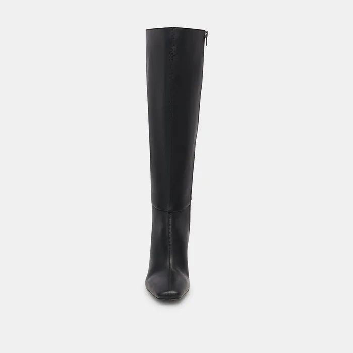 Gyra Black Leather Boots — view 18