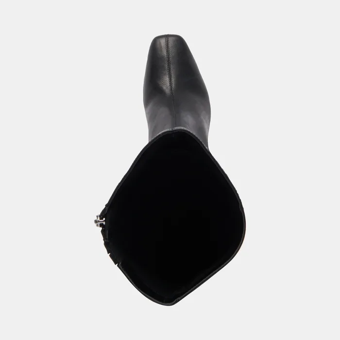 Gyra Black Leather Boots — view 20