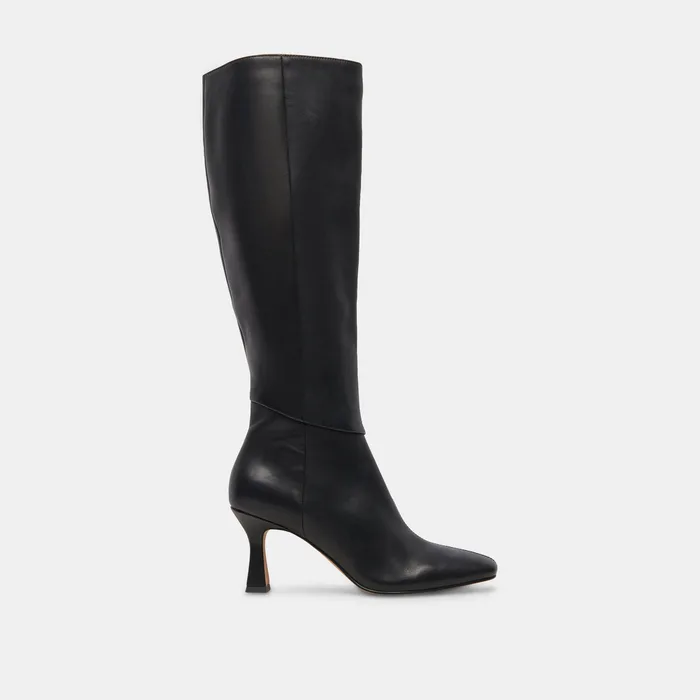 Gyra Extra Wide Calf Black Boots — view 2