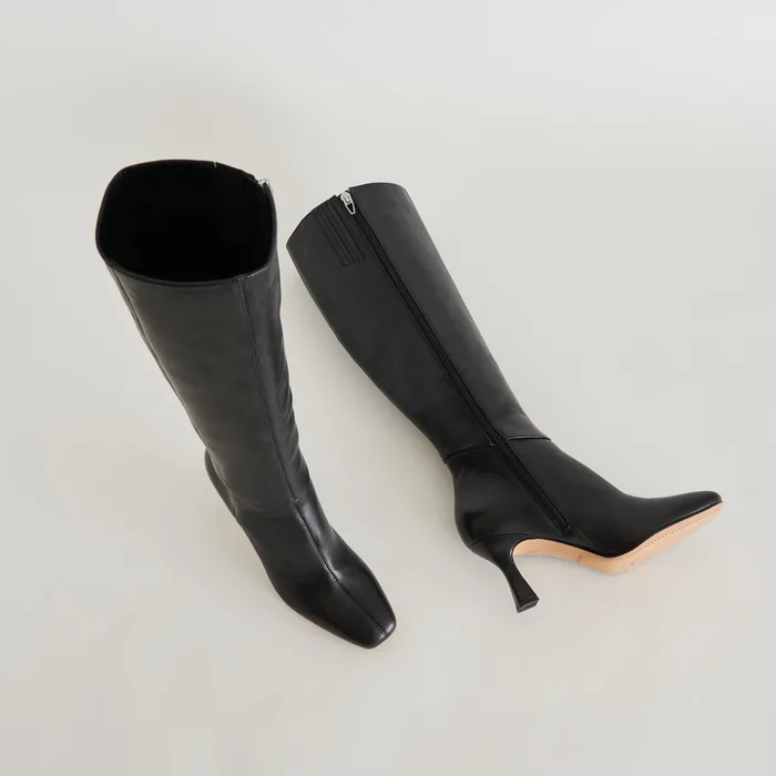 Gyra Extra Wide Calf Black Boots — view 5