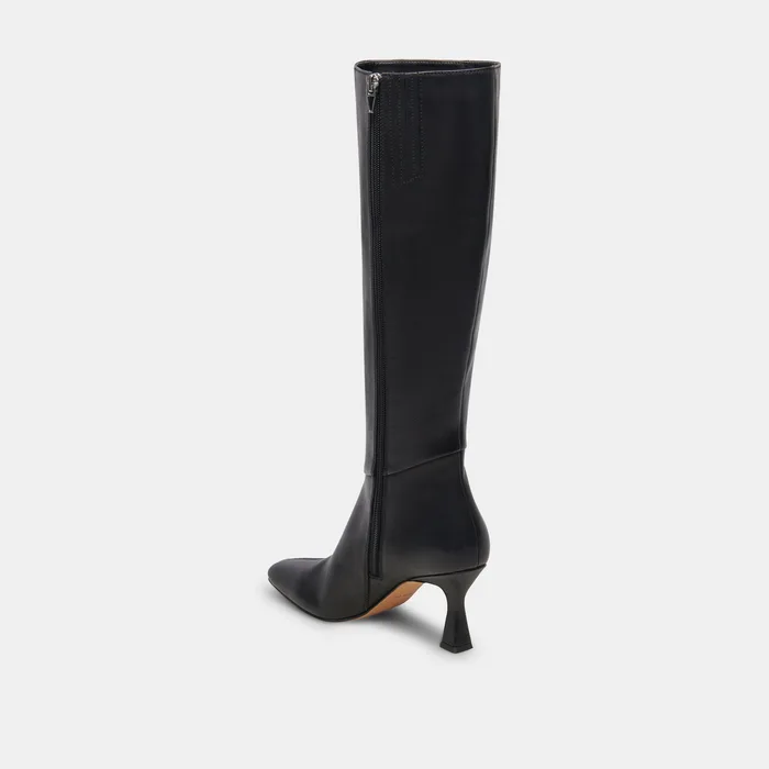 Gyra Extra Wide Calf Black Boots — view 13