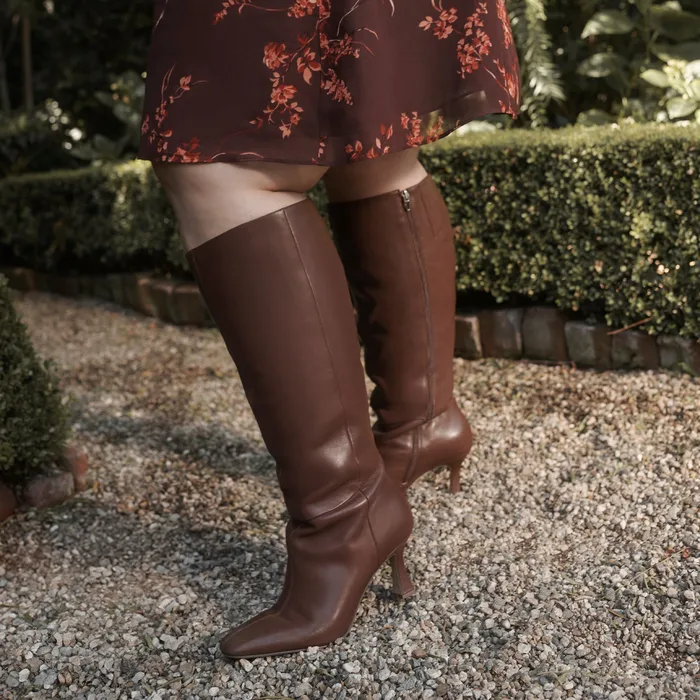 Gyra Extra Wide Calf Chocolate Boots — view 5