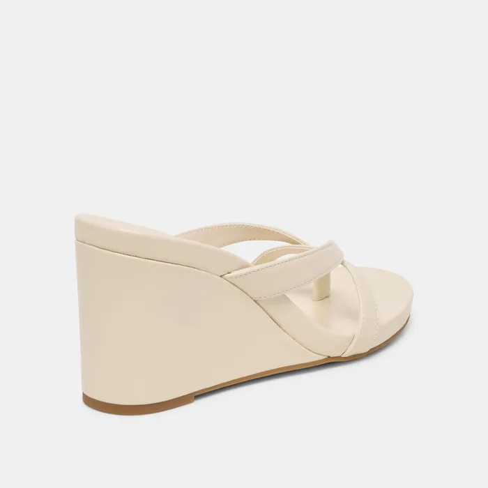 Helan Bone Leather Wedges — view 4