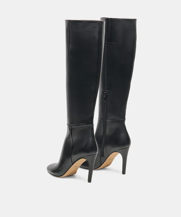 HEYES BOOTS BLACK LEATHER