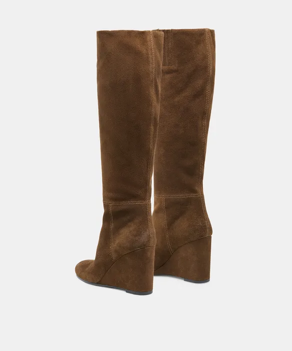 HIRA BOOTS CHESTNUT SUEDE