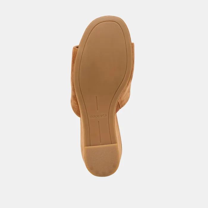 HOLTA WEDGES BROWN SUEDE