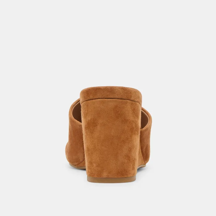 Holta Brown Suede Wedges — view 8