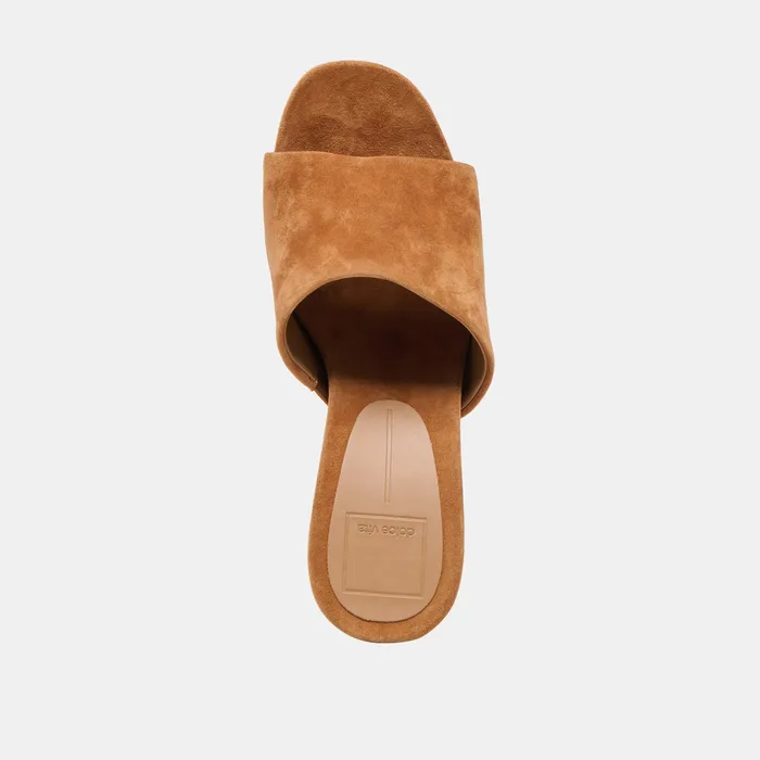 Holta Brown Suede Wedges — view 9