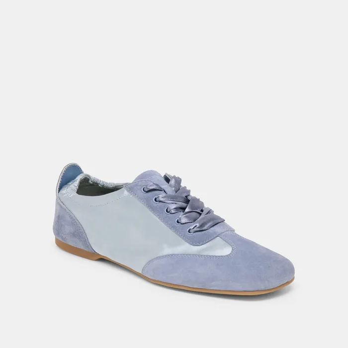 Itzy Periwinkle Satin Sneakers — view 3