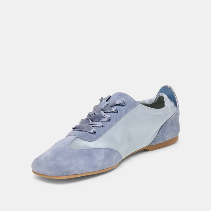 Itzy Periwinkle Satin Sneakers — view 5