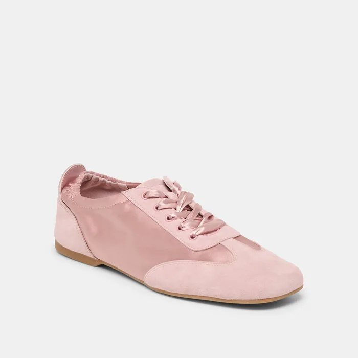 Itzy Pink Satin Sneakers — view 3
