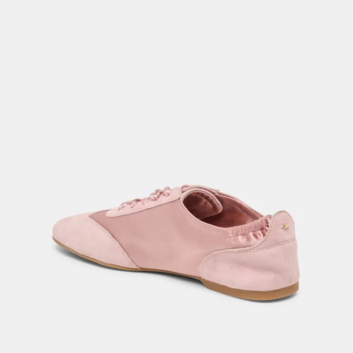 Itzy Pink Satin Sneakers — view 6