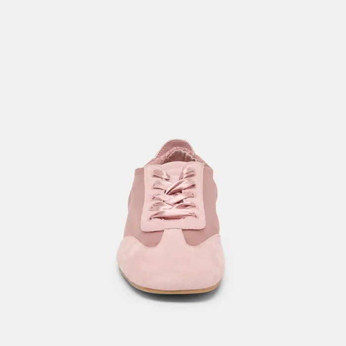 Itzy Pink Satin Sneakers — view 7