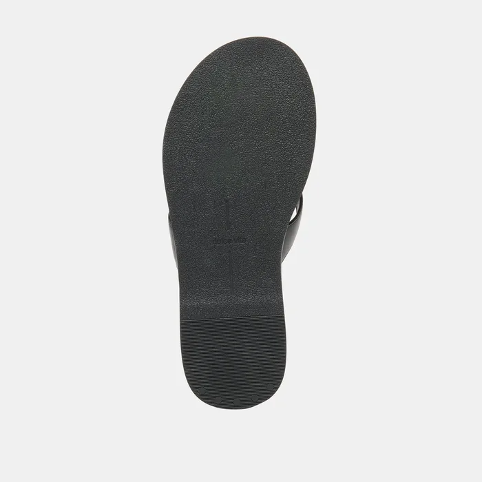 JAINA SANDALS BLACK LEATHER