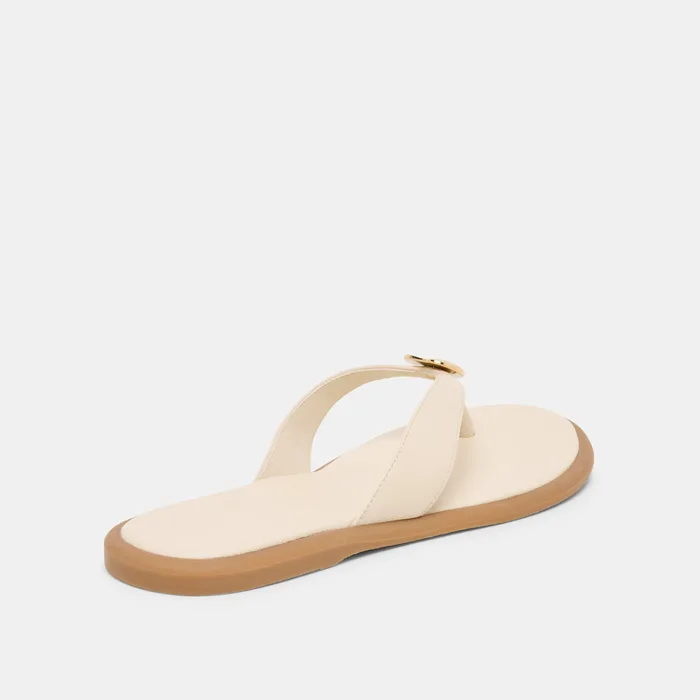 Jaina Bone Leather Sandals — view 5
