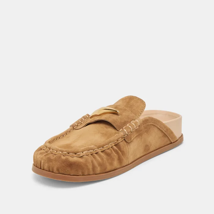 Jodero Lt Brown Suede Flats — view 6