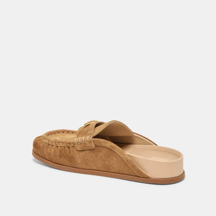 Jodero Lt Brown Suede Flats — view 7