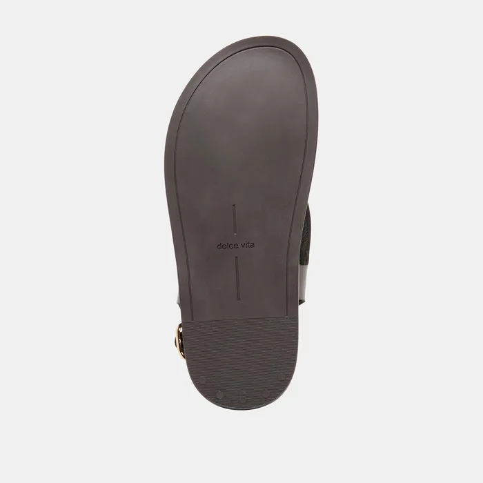 JONY SANDALS DK BROWN LEATHER