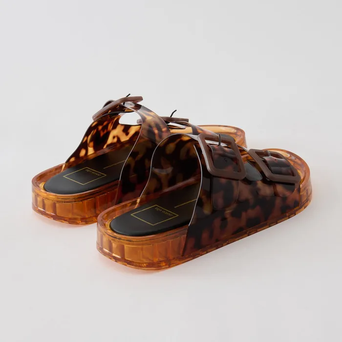 Julio Tortoise Vinyl Sandals — view 6