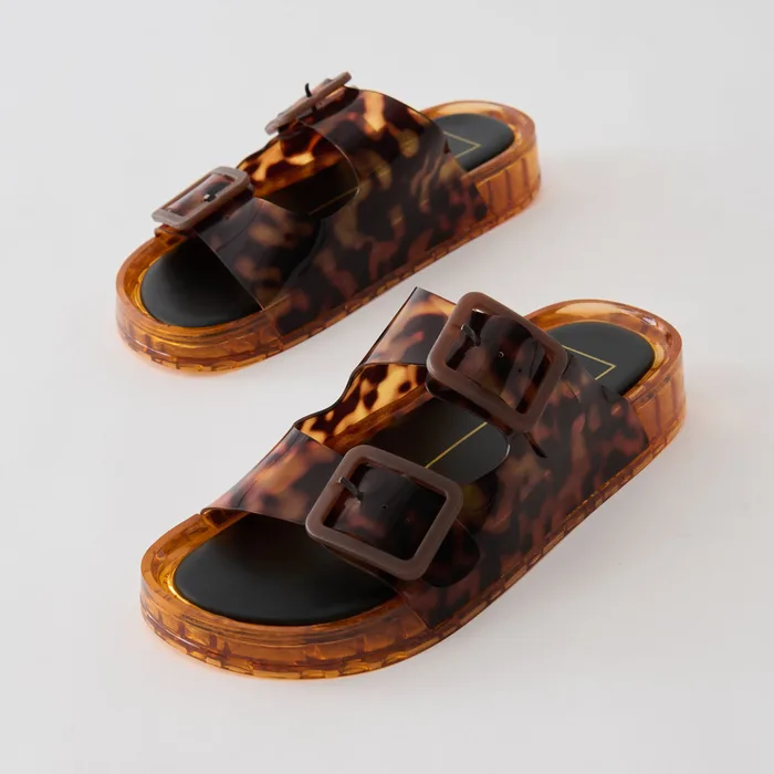 Julio Tortoise Vinyl Sandals — view 10