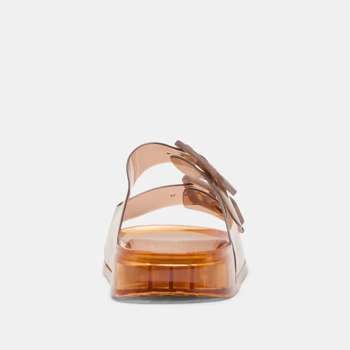 Julio Whiskey Vinyl Sandals — view 10