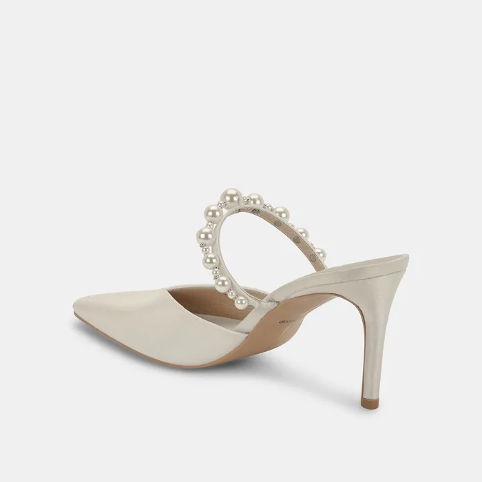 KANIKA Pearl Heels Vanilla Silk — view 7