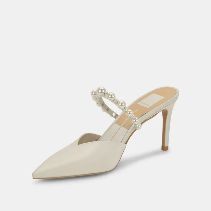KANIKA Pearl Heels Vanilla Silk — view 8