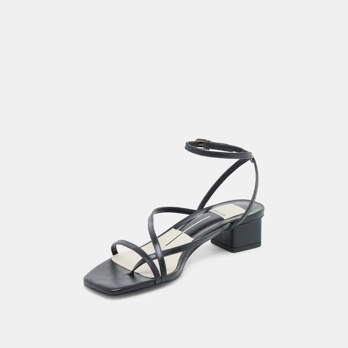 KARLOS SANDALS BLACK LEATHER — view 7