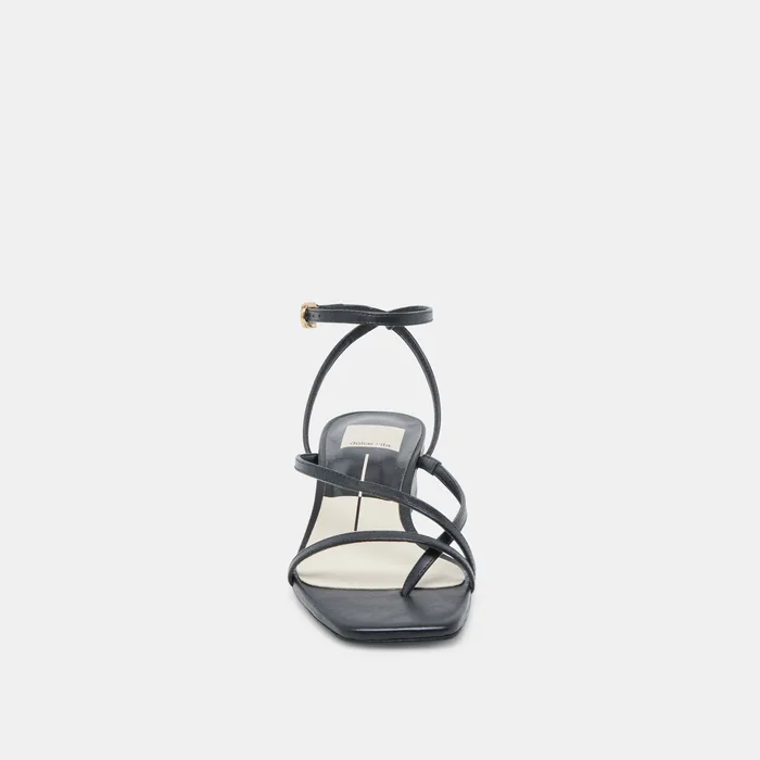 KARLOS SANDALS BLACK LEATHER — view 9