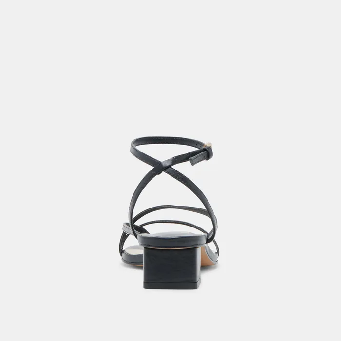 KARLOS SANDALS BLACK LEATHER — view 10