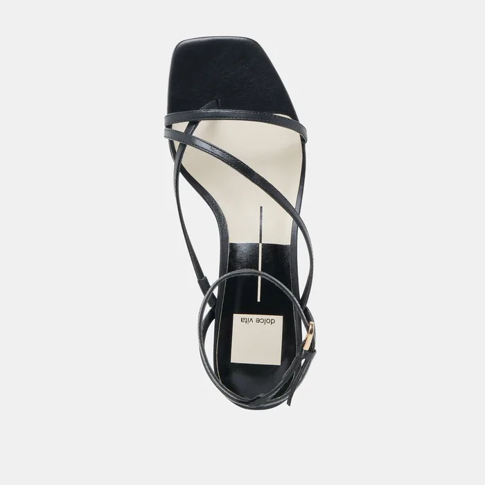 KARLOS SANDALS BLACK LEATHER — view 11
