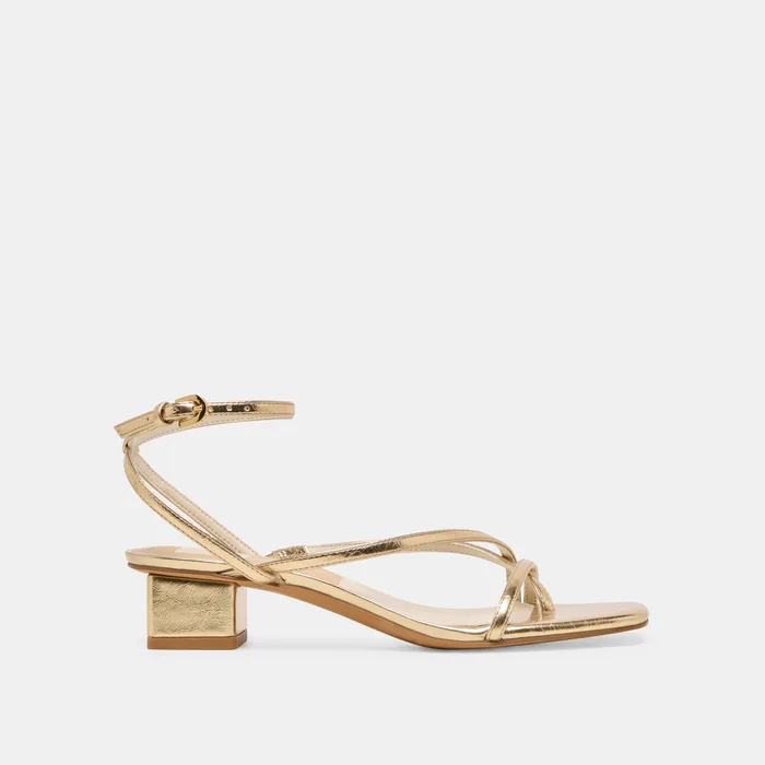 KARLOS SANDALS GOLD METALLIC STELLA — view 2