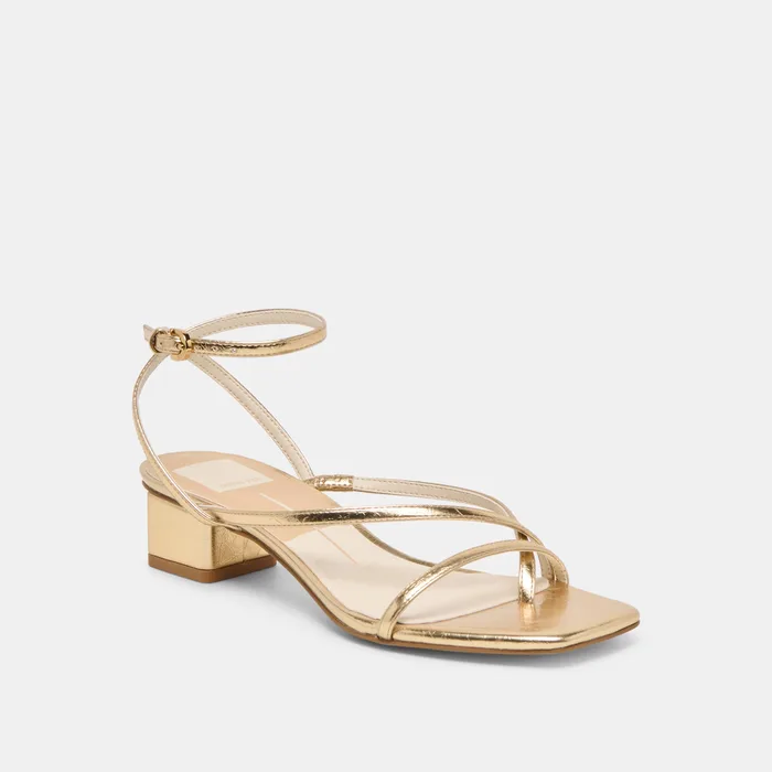 KARLOS SANDALS GOLD METALLIC STELLA — view 4