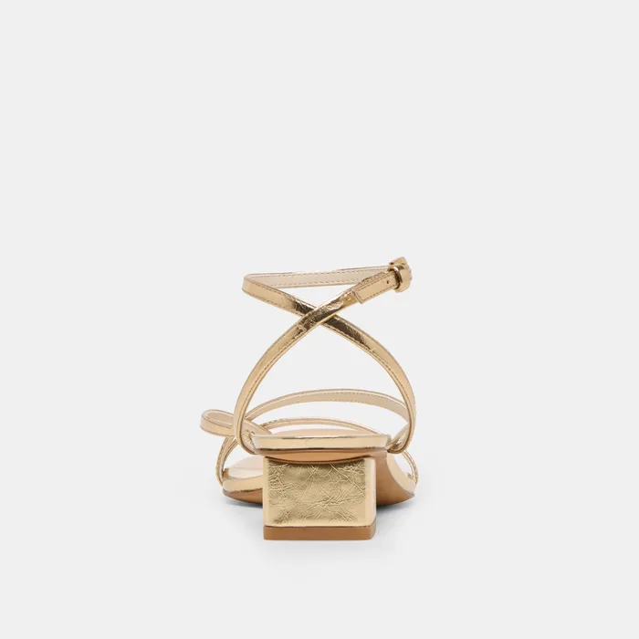 KARLOS SANDALS GOLD METALLIC STELLA — view 9