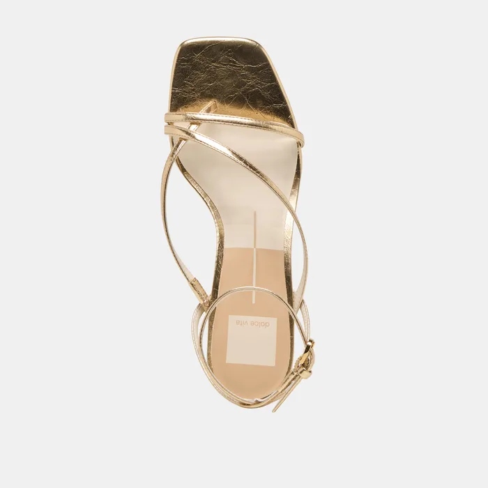 KARLOS SANDALS GOLD METALLIC STELLA — view 10