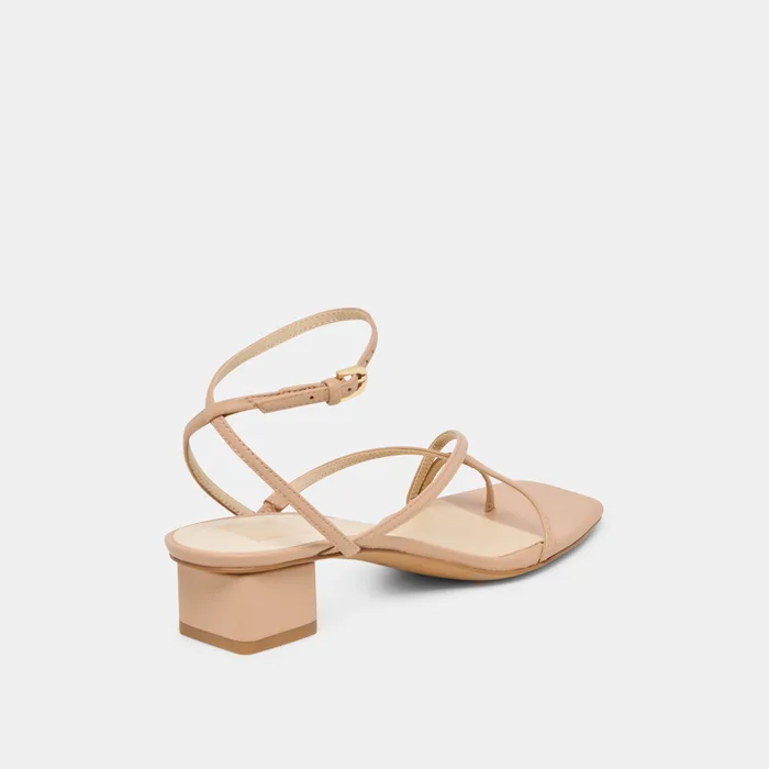Karlos Lt Tan Leather Sandals — view 5