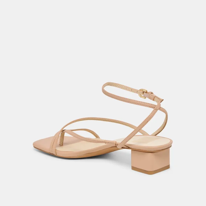 Karlos Lt Tan Leather Sandals — view 7