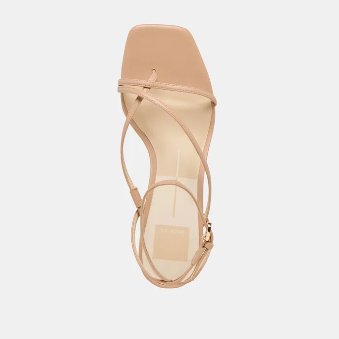 Karlos Lt Tan Leather Sandals — view 10