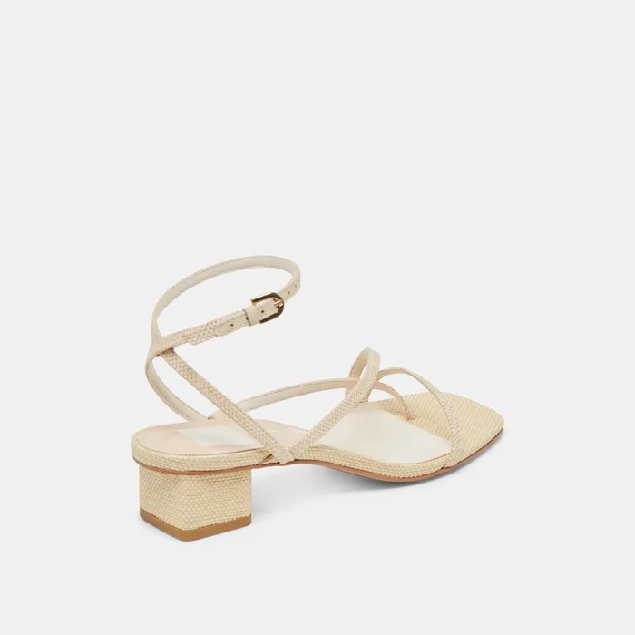 KARLOS SANDALS NATURAL WOVEN RAFFIA — view 4