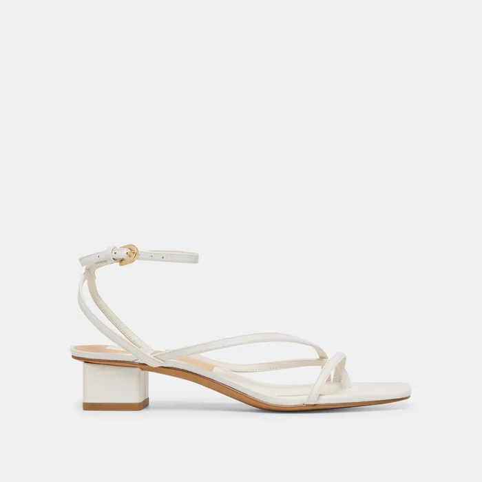 Karlos True White Leather Sandals — view 2
