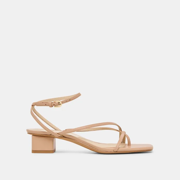 Karlos Wide Lt Tan Leather Sandals — view 2