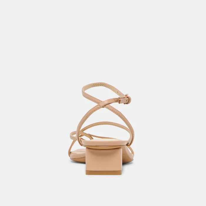 Karlos Wide Lt Tan Leather Sandals — view 8