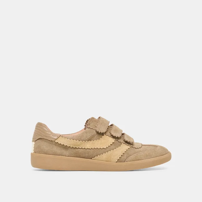 Merit Velcro Taupe Multi Leather Sneakers — view 2