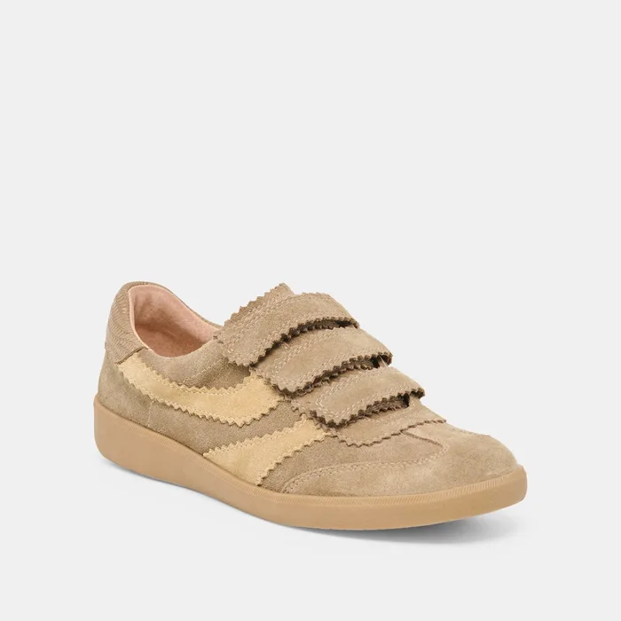 Merit Velcro Taupe Multi Leather Sneakers — view 3