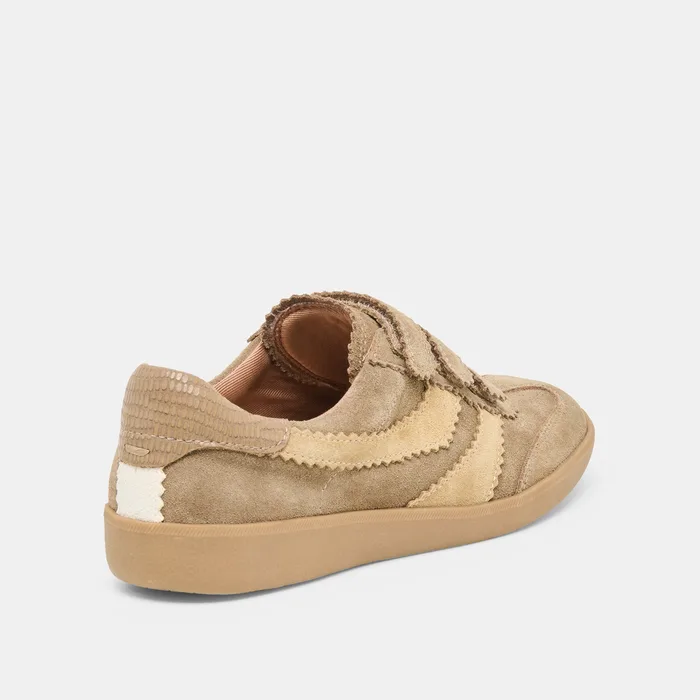 Merit Velcro Taupe Multi Leather Sneakers — view 4