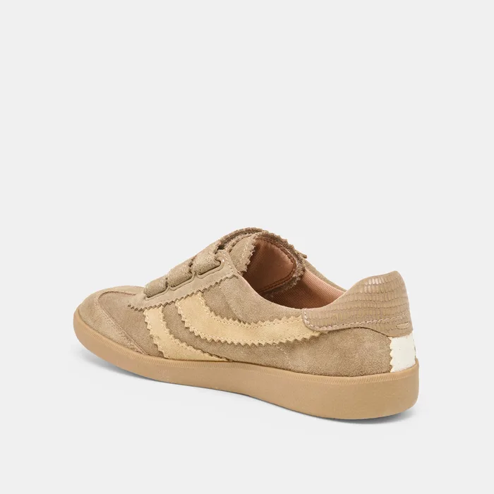 Merit Velcro Taupe Multi Leather Sneakers — view 6