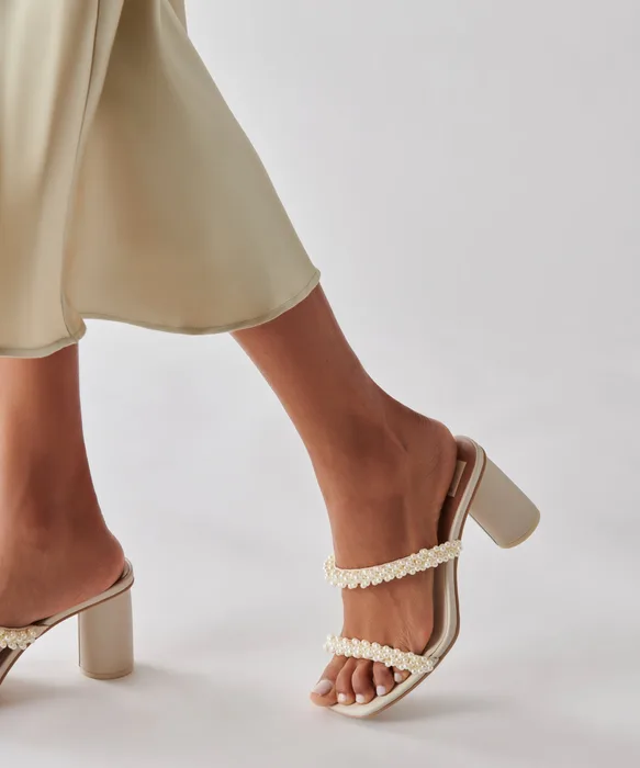 NOEL Heels Vanilla Pearls — view 4