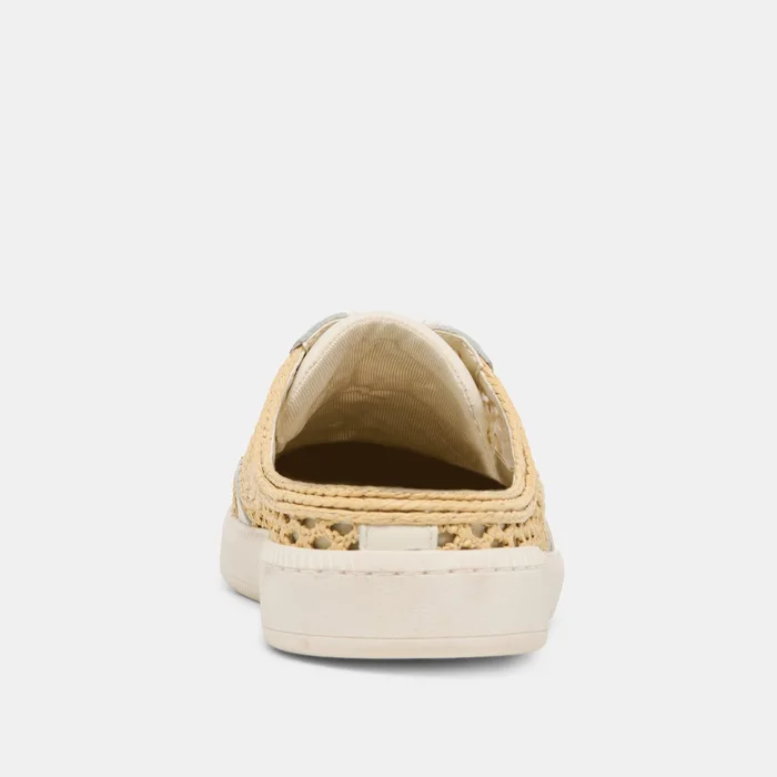 NOTICE SLIDE WOVEN SNEAKERS LT NATURAL WOVEN RAFFIA — view 8