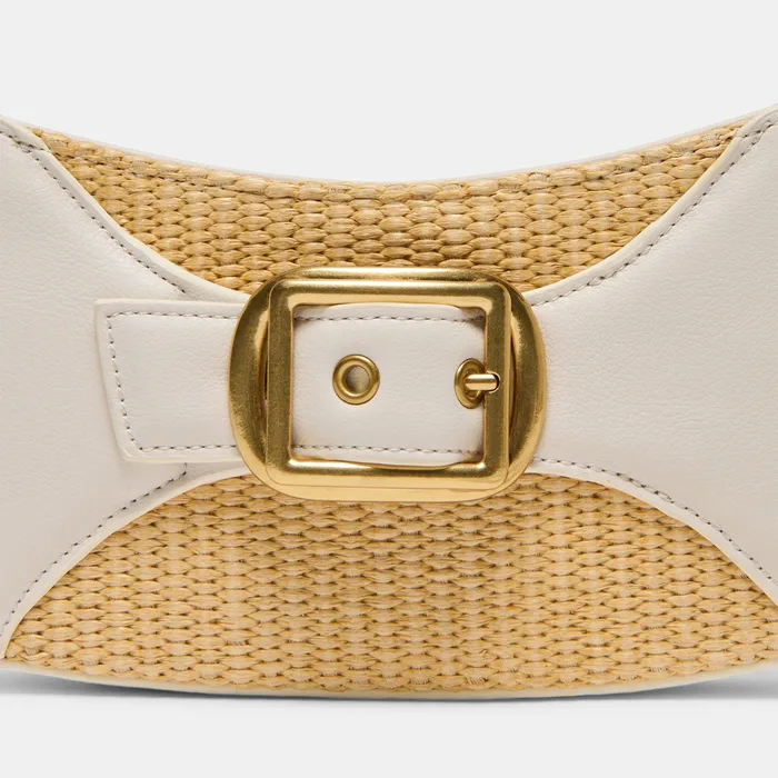 Nuala Raffia White Stella Handbag — view 6