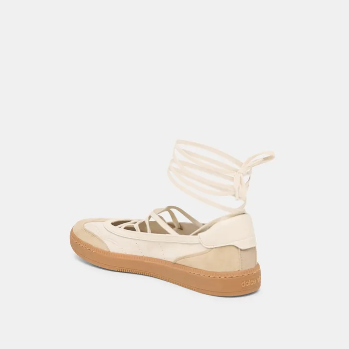 Nyomie Ivory Multi Leather Sneakers — view 11